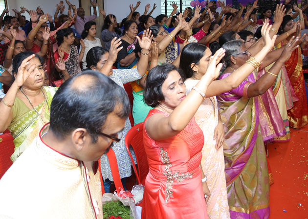 Bro Andrew Richard celebrates his 56th Birthday in a grand way amidst a large number of devotees here on Friday 13th, 2018 in Mangalore with the myriad of wishes. 